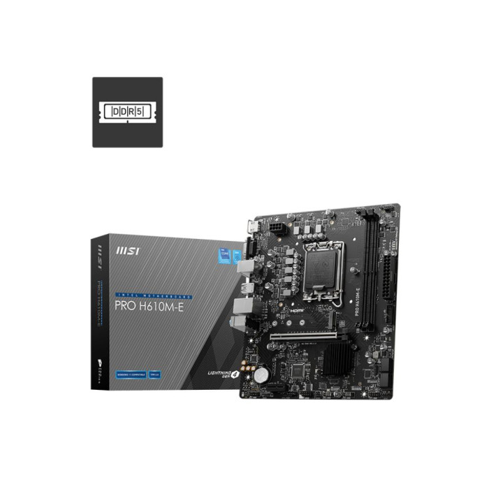 MSI COMPONENTS MSI MB PRO H610M-E DDR5 MATX